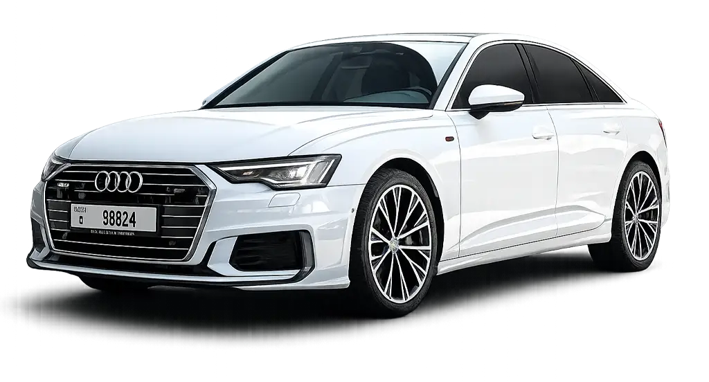 Audi A6 white